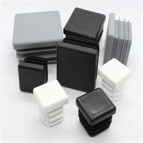 square plastic end caps